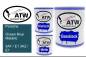 Preview: Porsche, Ocean Blue Metallic, 3AY / E1 3AZ / E1: 1L Lackdose + 1L Klarlack + 500ml Härter - Set, von ATW Autoteile West.
